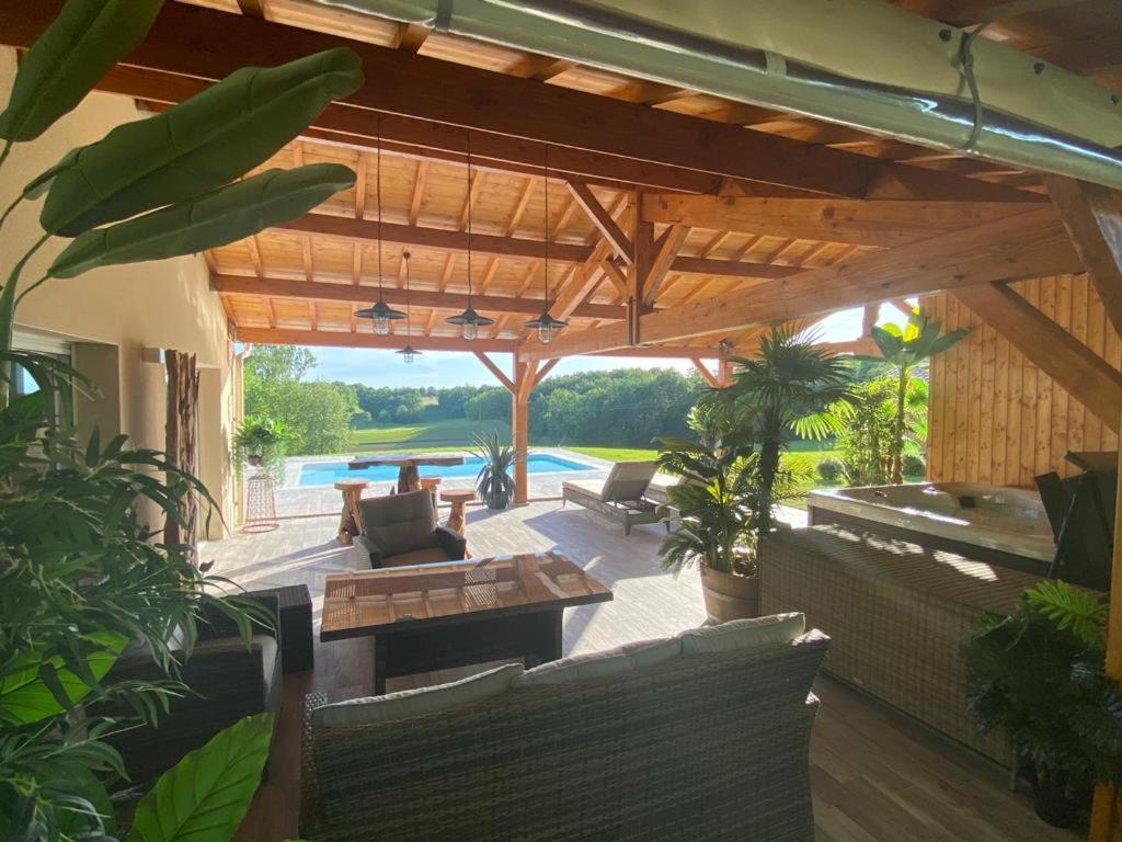 Le Refuge Des Epicuriens Villa Eymet Dış mekan fotoğraf